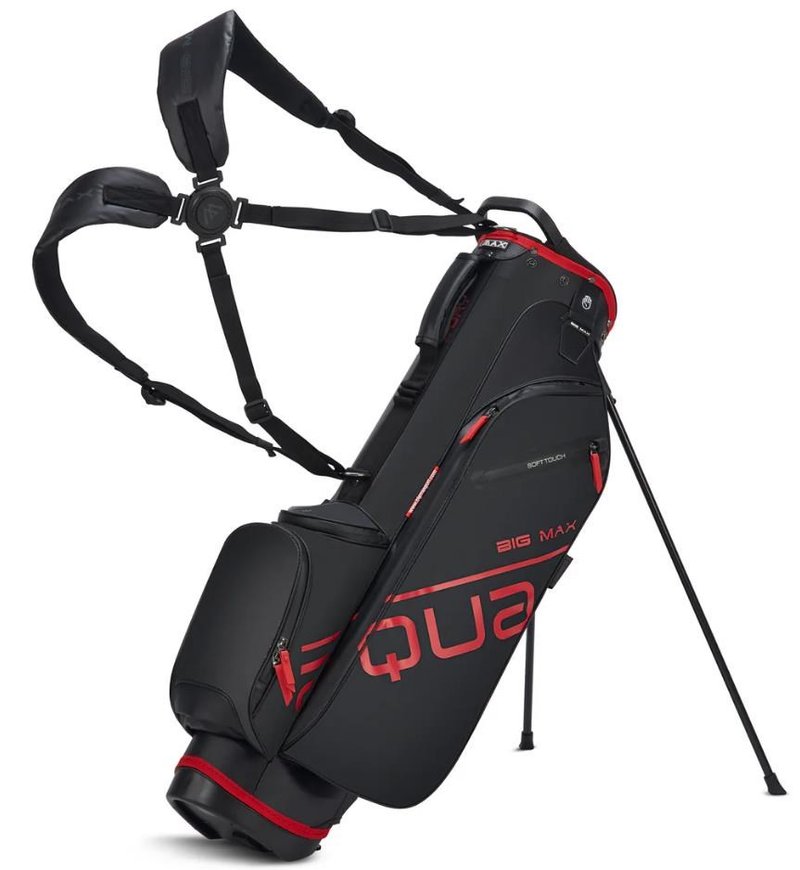 Big Max Aqua Seven H stand bag, nero/rosso