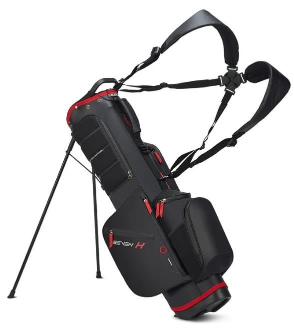 Big Max Aqua Seven H stand bag, nero/rosso