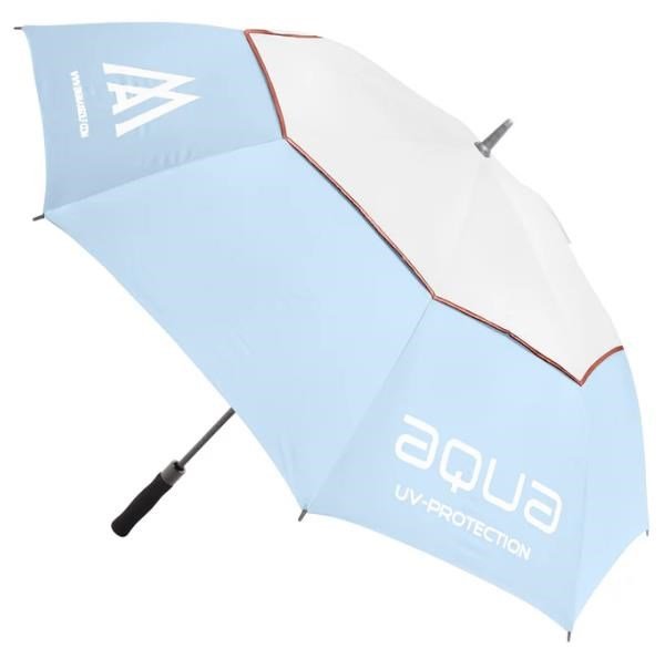 Big Max Aqua Umbrella UV ombrello 60", ice blue/bianco/pesca