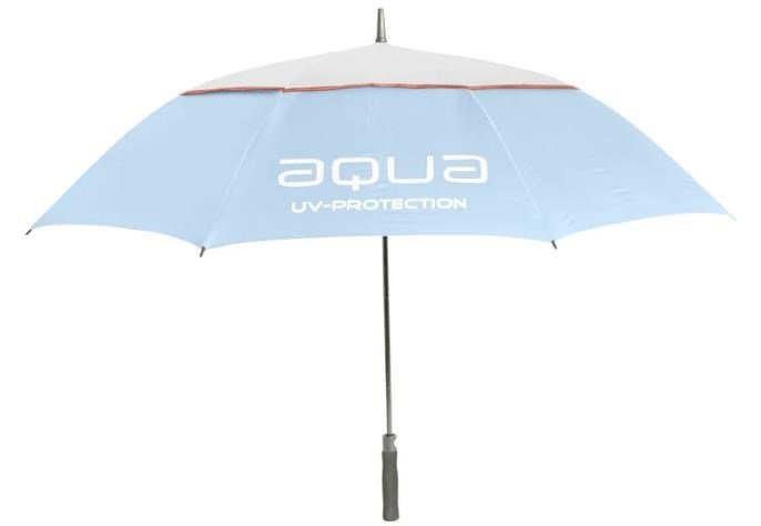 Big Max Aqua Umbrella UV ombrello 60", ice blue/bianco/pesca