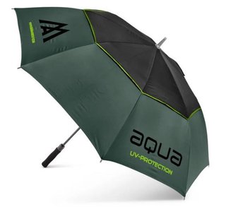 Big Max Aqua Umbrella UV ombrello 60", verde foresta/nero/lime