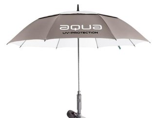 Big Max Aqua Umbrella UV ombrello 60", taupe/bianco/nero