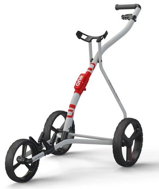 Wishbone One carrello manuale, bianco/rosso