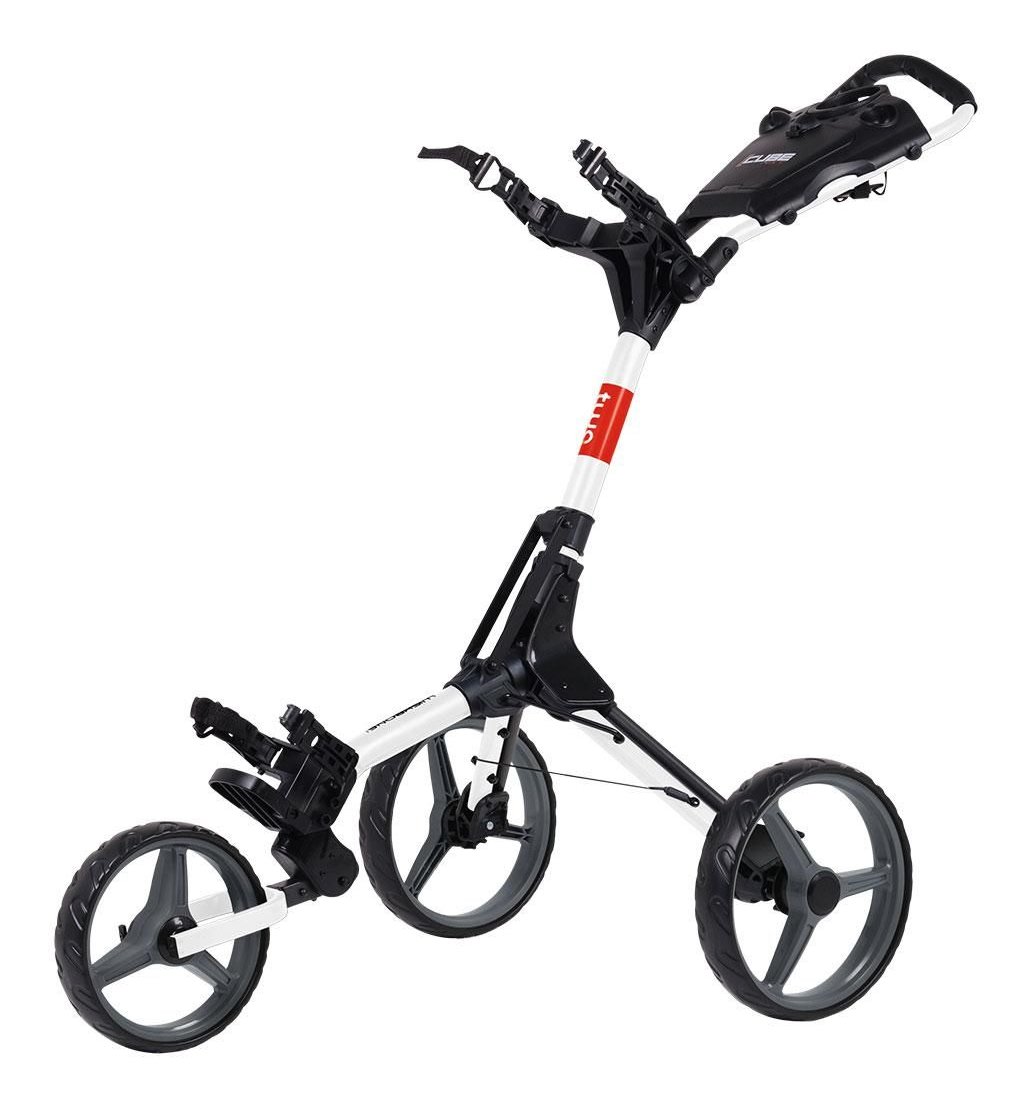 Wishbone Cube Two carrello manuale, bianco/rosso