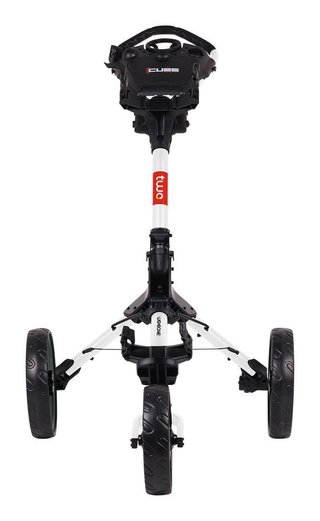 Wishbone Cube Two carrello manuale, bianco/rosso