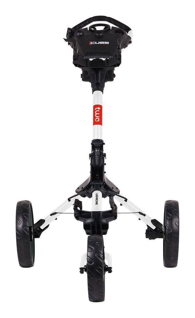 Wishbone Cube Two carrello manuale, bianco/rosso
