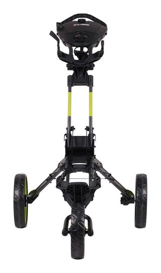 Wishbone Cube Three carrello manuale, nero/lime