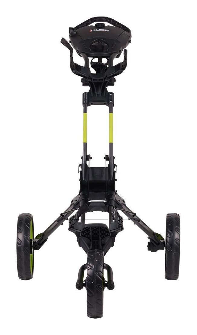 Wishbone Cube Three carrello manuale, nero/lime