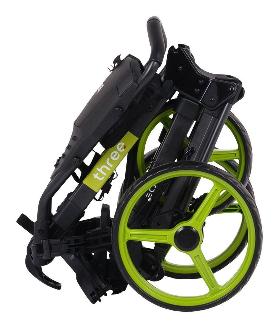 Wishbone Cube Three carrello manuale, nero/lime