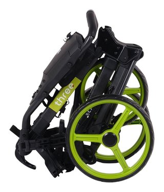 Wishbone Cube Three carrello manuale, nero/lime