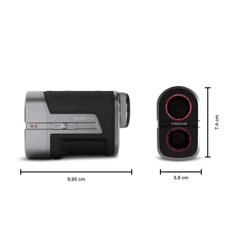 Zoom Focus S2 telemetro laser, nero/argento