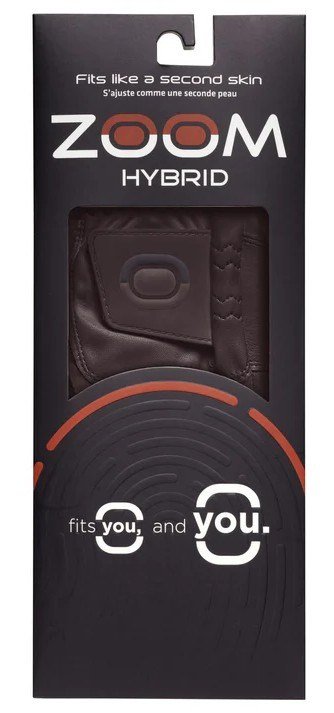 Zoom Zoom Hybrid guanto da golf da uomo, marrone