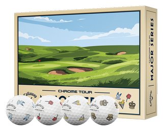 Callaway Limited Edition Chrome Tour Major Series: July Major 2026 palline da golf