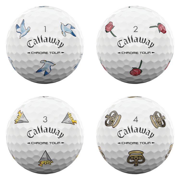 Callaway Limited Edition Chrome Tour Major Series: July Major 2026 palline da golf