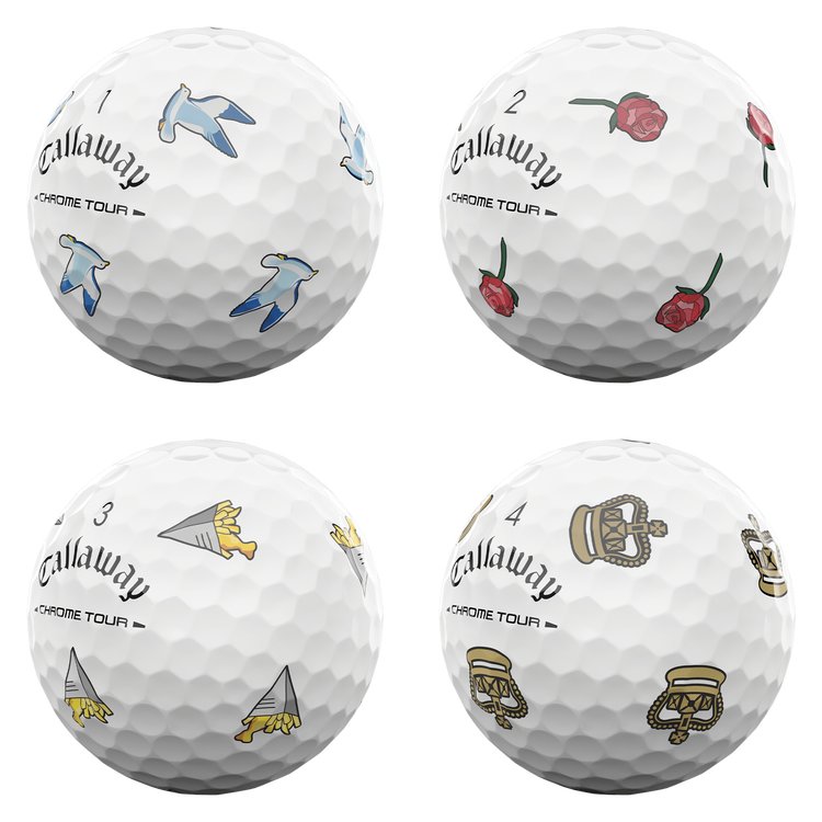 Callaway Limited Edition Chrome Tour Major Series: July Major 2026 palline da golf