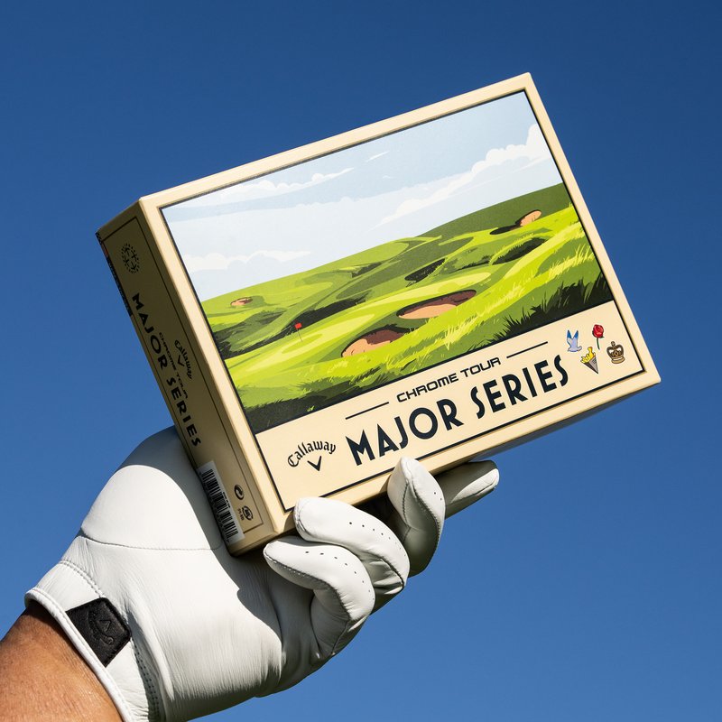 Callaway Limited Edition Chrome Tour Major Series: July Major 2026 palline da golf
