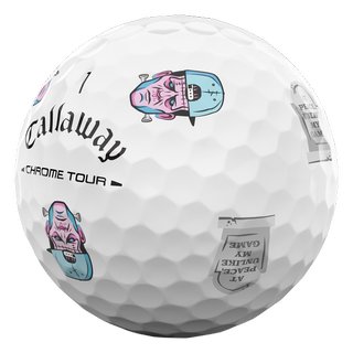 Callaway Chrome Tour Truvis palline da golf 2026, Halloween