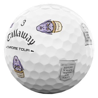 Callaway Chrome Tour Truvis palline da golf 2026, Halloween