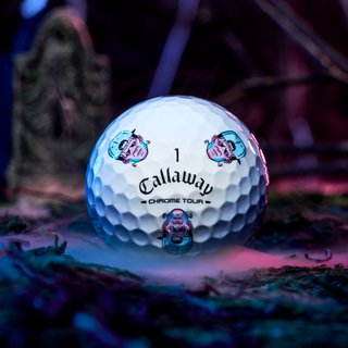 Callaway Chrome Tour Truvis palline da golf 2026, Halloween