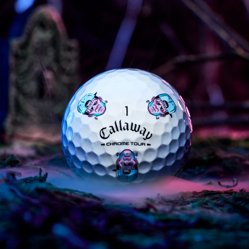 Callaway Chrome Tour Truvis palline da golf 2026, Halloween