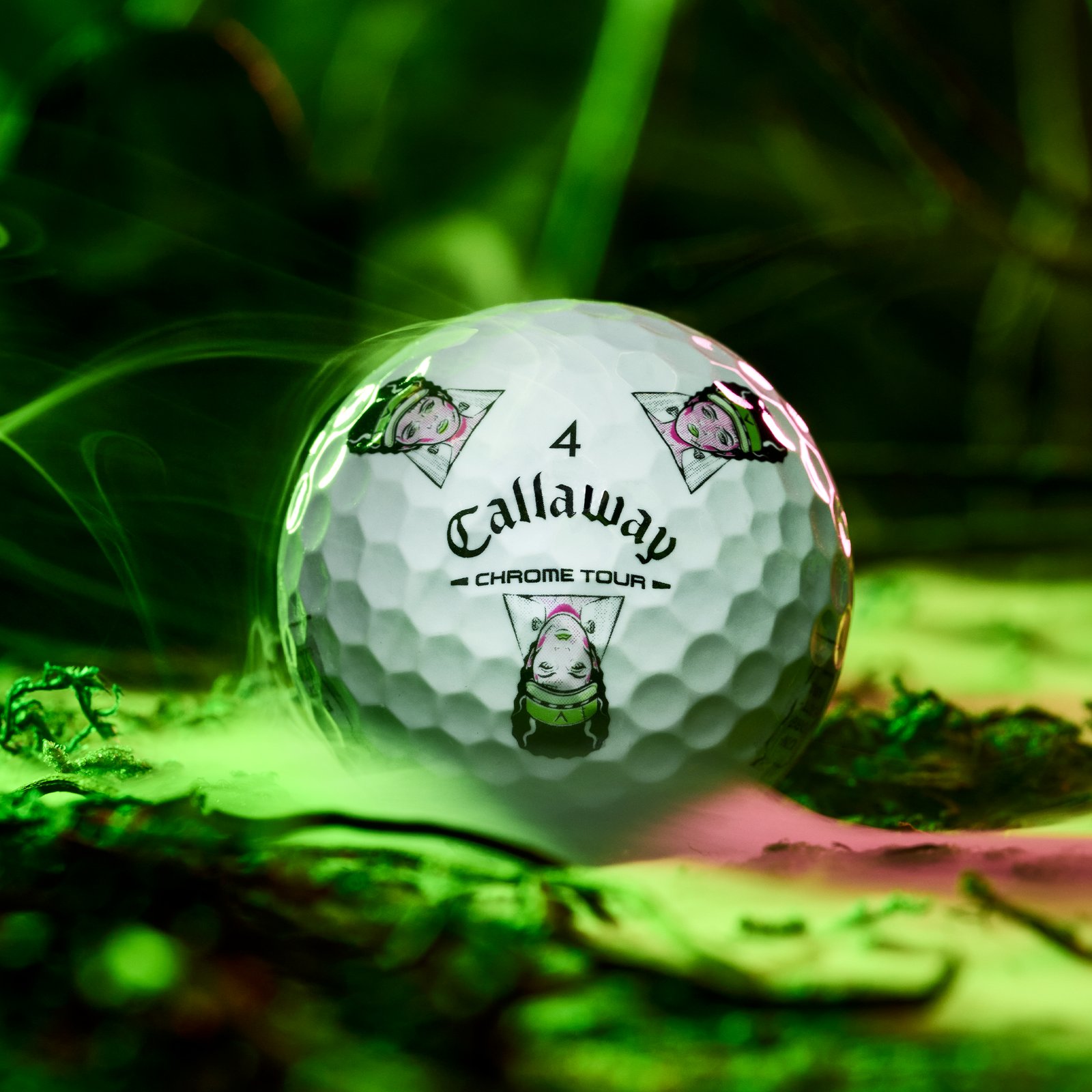 Callaway Chrome Tour Truvis palline da golf 2026, Halloween