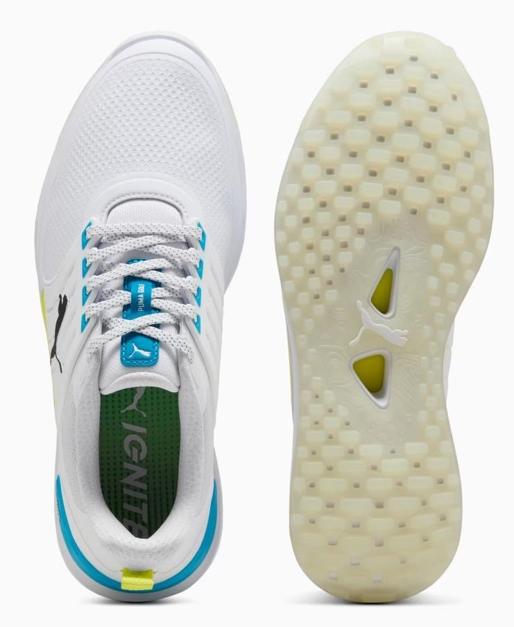 Puma Ignite Elevate 2 scarpe da golf uomo, bianco/blu
