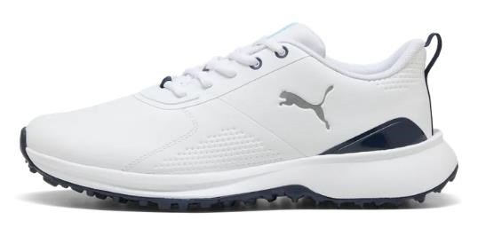 Puma Fusion Grip 6 Evo scarpe da golf uomo, bianco/argento
