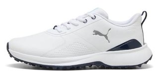 Puma Fusion Grip 6 Evo scarpe da golf uomo, bianco/argento