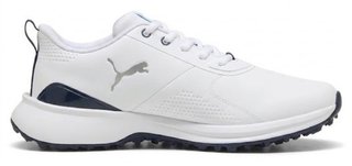 Puma Fusion Grip 6 Evo scarpe da golf uomo, bianco/argento