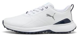 Puma Fusion Grip 6 Evo scarpe da golf uomo, bianco/argento