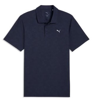 Puma Mattr Deco Jacquard polo da uomo, deep navy