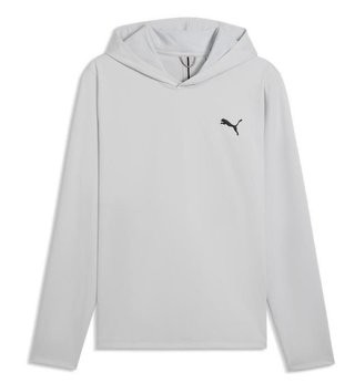 Puma Cloudspun Tech Tour felpa con cappuccio da uomo, platinum grey