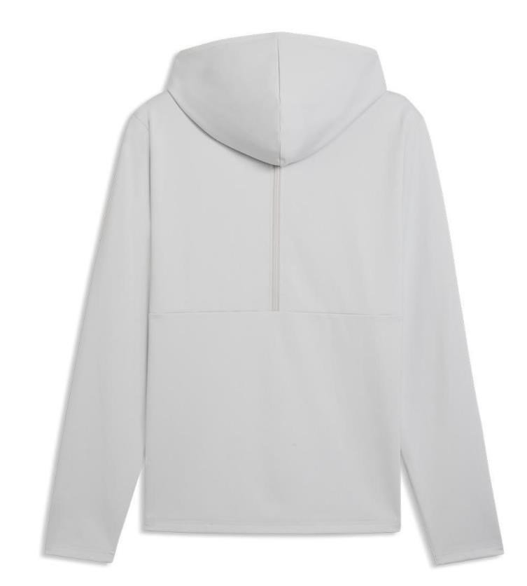 Puma Cloudspun Tech Tour felpa con cappuccio da uomo, platinum grey