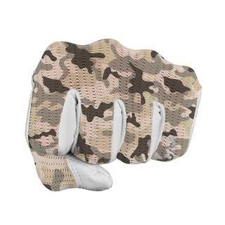 Zoom Sun Style Powernet guanto da golf donna, bianco/beige camouflage