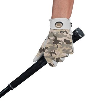 Zoom Sun Style Powernet guanto da golf donna, bianco/beige camouflage