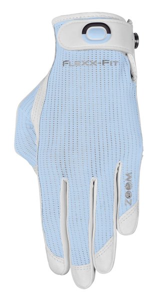 Zoom Sun Style Powernet guanto da golf donna, bianco/blu ghiaccio