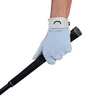 Zoom Sun Style Powernet guanto da golf donna, bianco/blu ghiaccio
