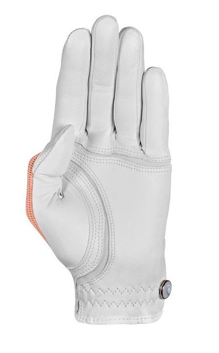 Zoom Zoom Sun Style Powernet guanto da golf donna, bianco/pesca
