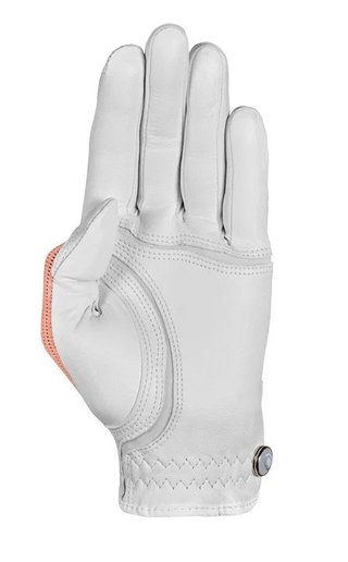 Zoom Zoom Sun Style Powernet guanto da golf donna, bianco/pesca