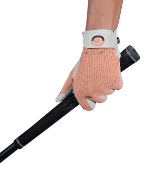 Zoom Zoom Sun Style Powernet guanto da golf donna, bianco/pesca
