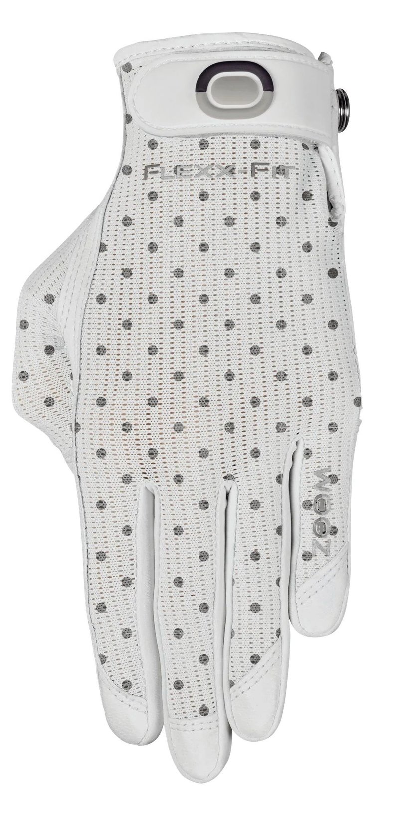 Zoom Sun Style Powernet guanto da golf da donna, bianco/pois