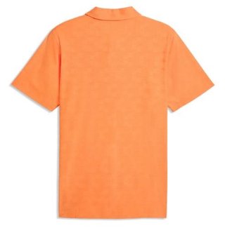 Puma Mattr Deco Jacquard polo uomo, melon glow