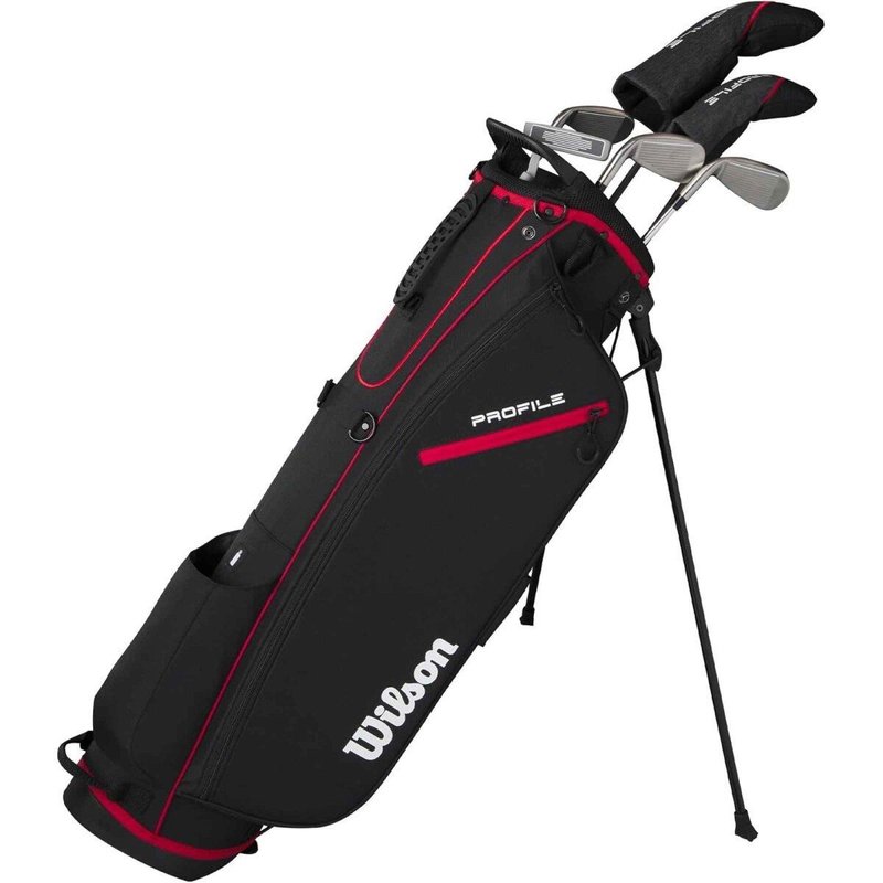 Wilson Profile set golf da uomo (grafite), mancino + sacca stand