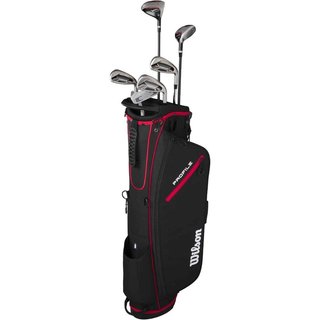 Wilson Profile set golf da uomo (grafite), mancino + sacca stand