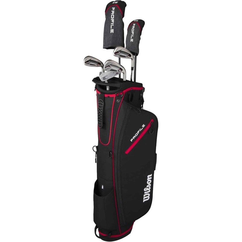 Wilson Profile set golf da uomo (grafite), mancino + sacca stand