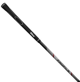 Wilson Profile set golf da uomo (acciaio), MRH + borsa stand, nero/rosso/argento