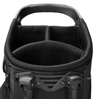 Wilson Profile set golf da uomo (acciaio), MRH + borsa stand, nero/rosso/argento