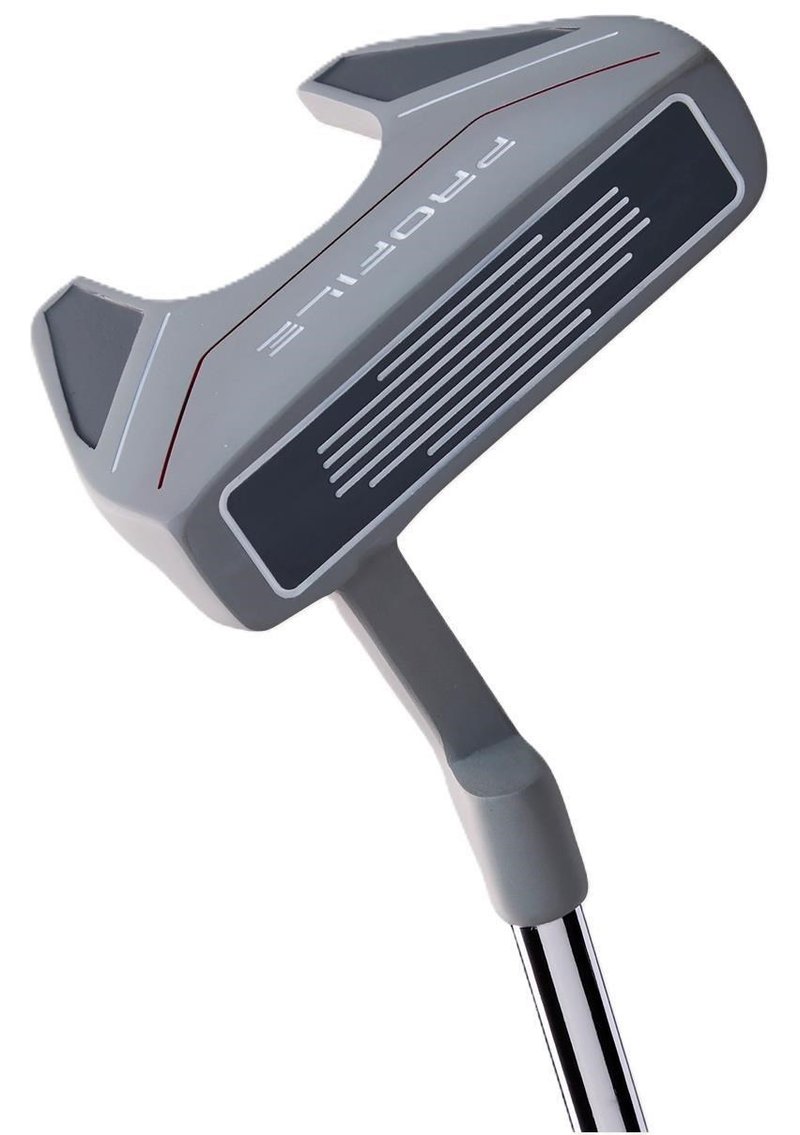 Wilson Profile set golf da uomo (acciaio), MRH + borsa stand, nero/rosso/argento