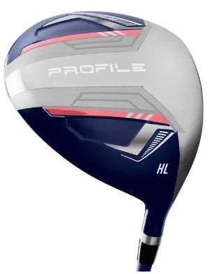 Wilson Profile Ladies set golf da donna, LLH + borsa carrello, navy/oro rosa/argento