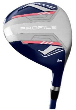 Wilson Profile Ladies set golf da donna, LLH + borsa carrello, navy/oro rosa/argento